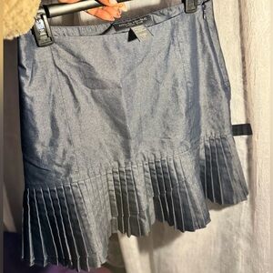 Y2K Banana Republic Ruffle Pleated Skirt